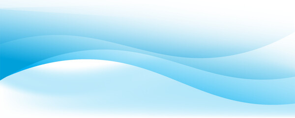 Blue and white business wave banner background. vector