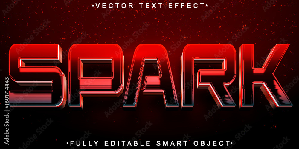 Poster bright energetic spark ignite flame glow fire style design vector fully editable smart object text e