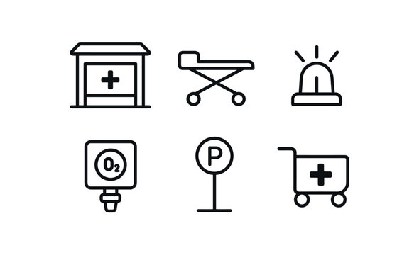 straight perfect stroke icon mono icons style isolated ambulance bay gara door ambulance bay stretcher platform ambulance bay beacon ambulance bay oyn outlet ambulance bay parking marker