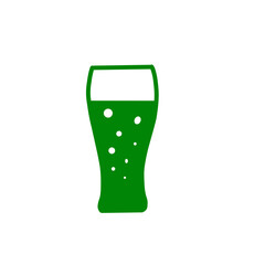 炭酸ドリンク・ビールグラスアイコン / Soda or Beer Glass Icon