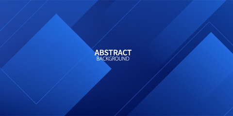 Obraz premium Abstract blue background. Geometric triangle background.