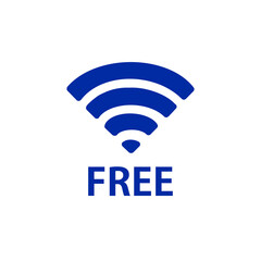 無料Wi-Fiアイコン / Free Wi-Fi Icon