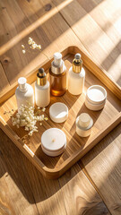 spa soap in table