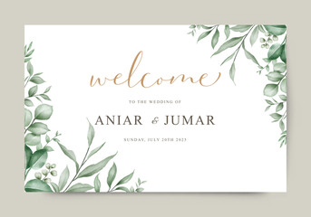 Wedding welcome sign background templates, covers, wedding invitations, banners, cards etc.