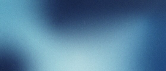 Cool Blue Tones Grainy Gradient Background