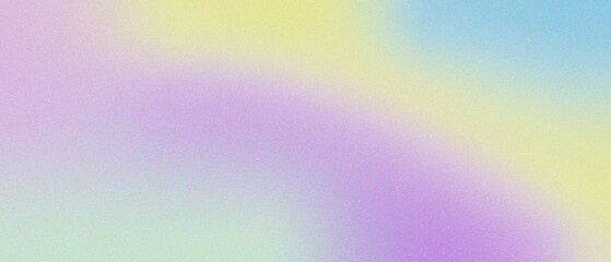 Soft Pastel Rainbow Grainy Gradient Background