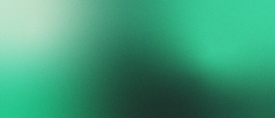 Obraz premium Emerald Green Grainy Gradient Background