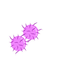 gonorrhea bacteria vector illustration