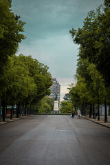 Hermosa fotografía de las calles y monumentos de Madrid, España.