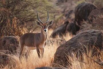Fototapeta premium Big antelope in Samburu National Park Kenya