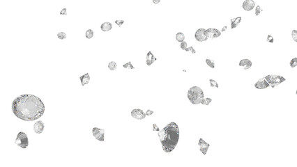 レンダリングされたダイアモンド　CG