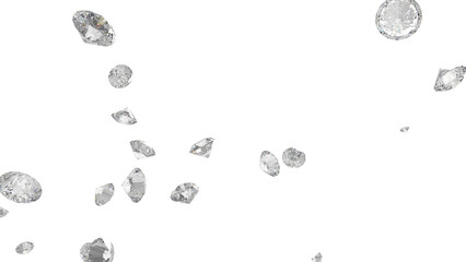 レンダリングされたダイアモンド　CG