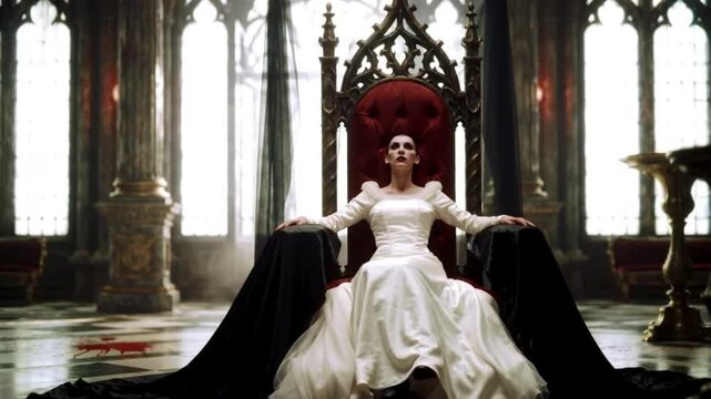 Vampire Lord&acirc;&euro;&trade;s Throne Room of Crimson Light