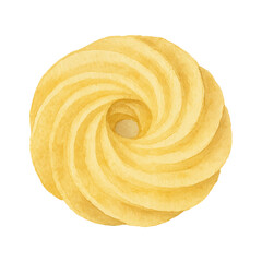 Butter Cookie Illustration