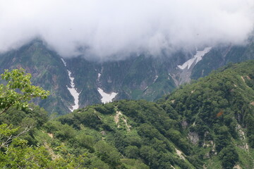 白馬 小遠見山の風景。