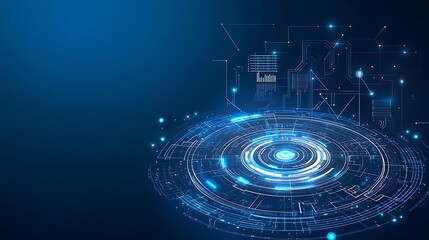 Abstract technology design illustration