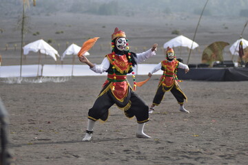 Kaliwungu Mask Dance performance at the Exotica Bromo event