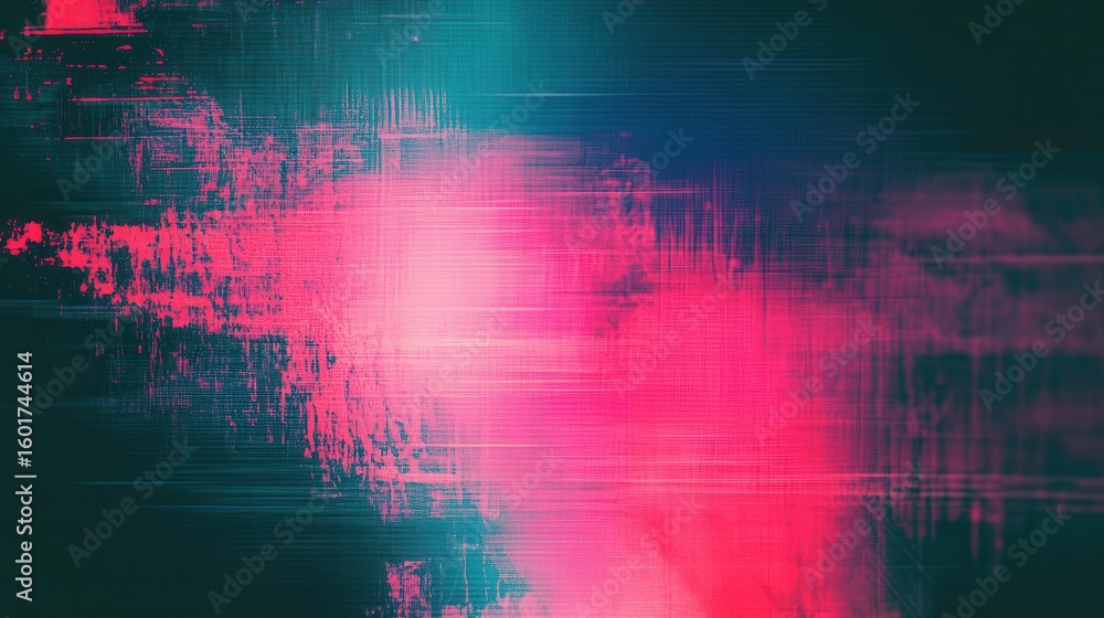 Poster gradient with digital noise effect, high resolution