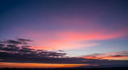 Naklejka premium sunset over the sea