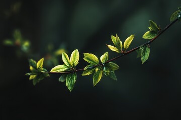 Obraz premium Branch with foliage