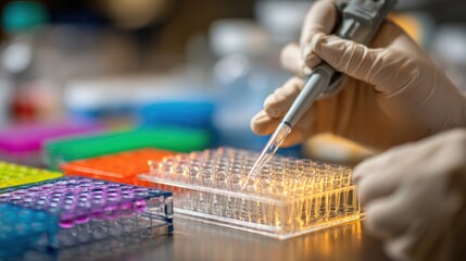 Scientist working in a lab