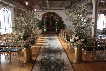 Fototapeta premium Bridal event arrangement