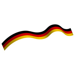 Germany Flag 3d Illustration. 