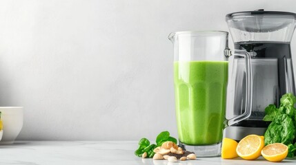 Green smoothie preparation