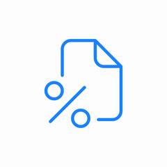 discount file icon sign vector