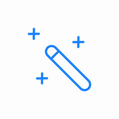 magic wand icon sign vector
