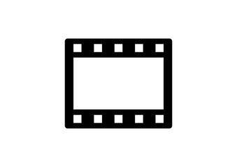 Film Strip Icon Premium Vector Graphic for Movie Editing and Cinematic Design Resources