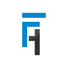 hf and fh letter logo , sign of abstract hf and fh logo illustration