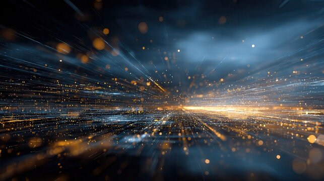 abstract background that represents the limitless possibilities and horizons of IT technology in the future, pushing the boundaries of innovation.