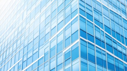 Obraz premium Modern glass building facade