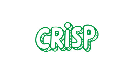 Fototapeta premium Crisp Text Graphic.