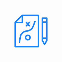 strategic planning icon sign vector