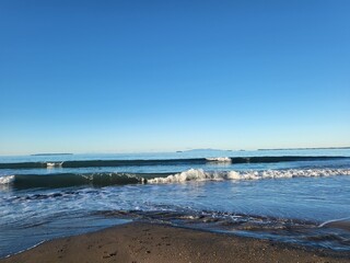 beach and sea