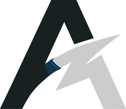 ⚡ A FOR ACTION! This striking AI-generated “A” design with a dynamic abstract axe slash is ideal for bold branding, logos, stickers, and more. ⚡ Unleash power—download now and lead with style! - Powered by Adobe