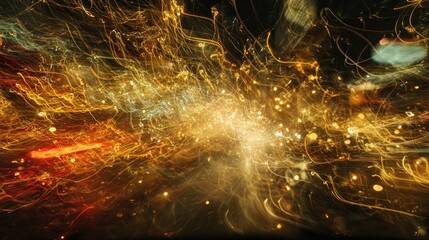 Abstract light trails