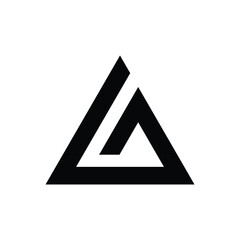 initial letter a vector design