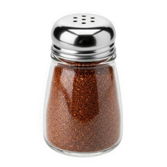 Chili powder shaker condiment spice isolated on transparent background