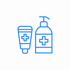 hygiene product set icon sign vector