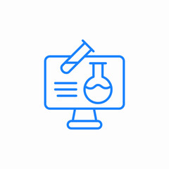 laboratory research tools icon sign vector