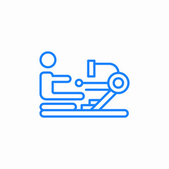 leg press icon sign vector