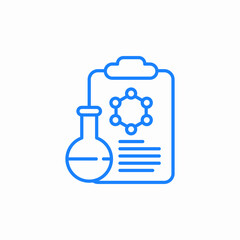 laboratory test results icon sign vector