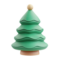 3D Christmas tree graphic