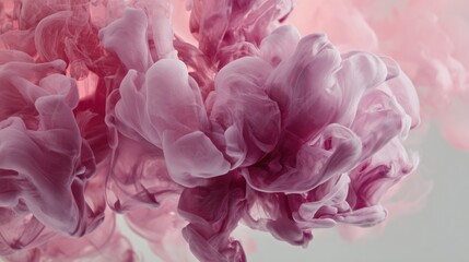 Abstract ink swirling