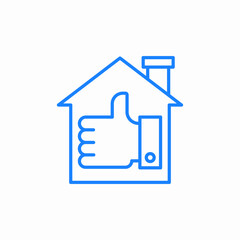 positive feedback icon sign vector