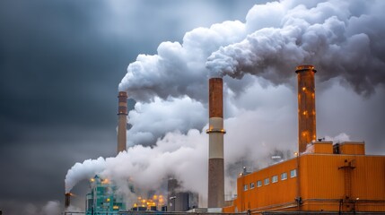 Industrial pollution plumes