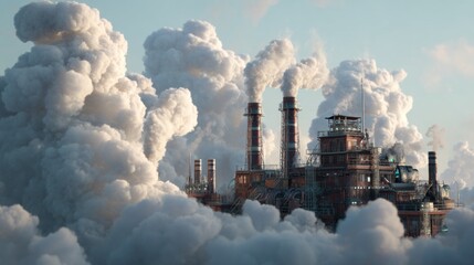 Industrial Pollution in Clouds